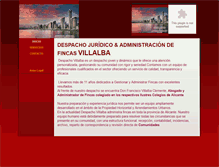 Tablet Screenshot of despachovillalba.com